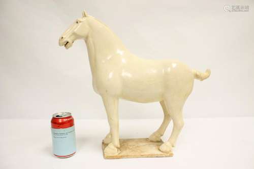 A Tang style pottery horse