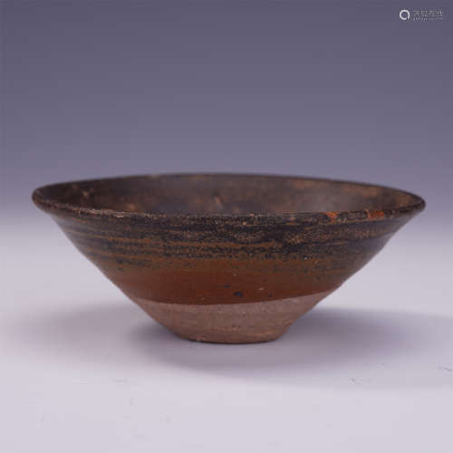 A Chinese Stoneware Conical Bowl