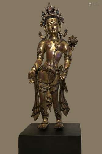 Gilt Bronze Figure of Padmapani