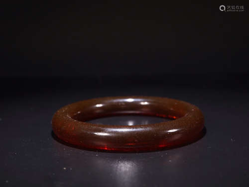 AN AMBER BANGLE