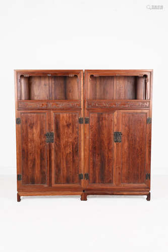 PAIR OF HUANGHUA WOOD FURNITURES