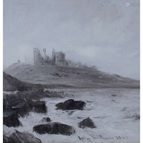 Graham, Anthony 1828-1908 British Dunstanburgh Castle.