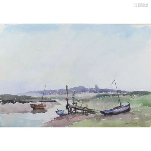 Crampton, Ronald 1905-1985 British AR, Homing towards Blakeney.