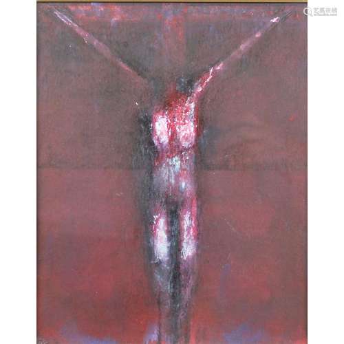 Clatworthy, Robert 1928 - 2015 British AR, Crucified Woman.