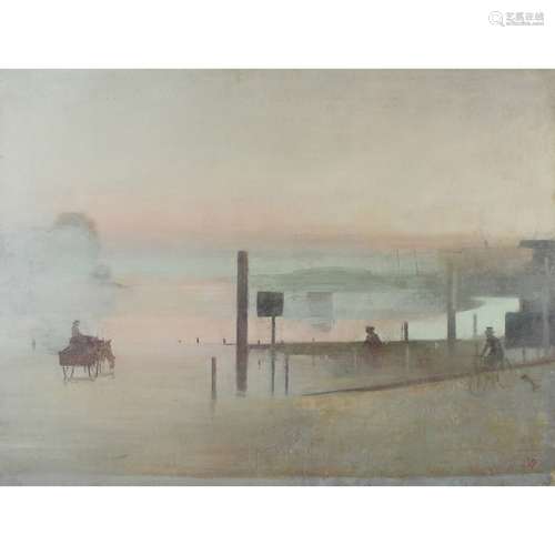 Pasmore, Victor 1908-1998 British AR The Thames at Chiswick.