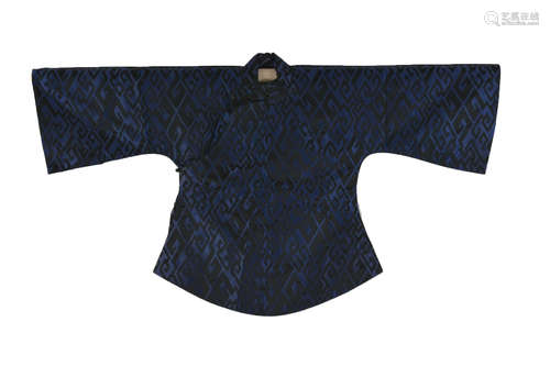 A 20th century Chinese blue ground silk Women's jacket.