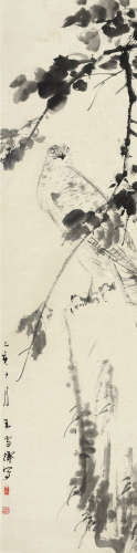 王雪涛(1903-1982)雄视千里 1959年作 水墨纸本 屏轴