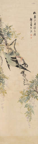司马钟(清)花鸟 设色纸本 立轴