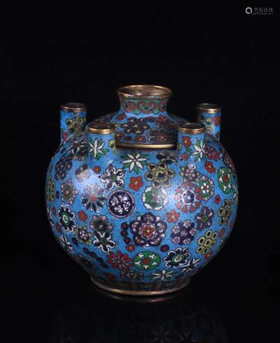 CLOISONNE BOTTLE