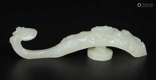 HETIAN JADE "LING ZHI " HOOK