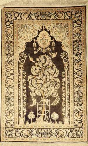 Silk Kashan Rug,