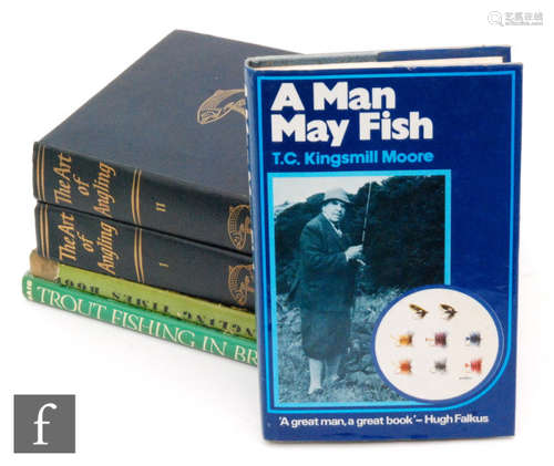 NIALL, IAN - 'Trout from the Hills', first edition, 1961, published by Heinemann, blue cloth boards with dust jacket, 4to, also a large quantity of other angling books, the majority game fishing subjects. (approx. 70)