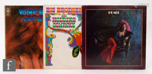 Janis Joplin, to include Janis Joplin/full tilt boogie,  'Pearl' S. 64188, Big Brother and the Holding Company TL5457 Mono, Janis Joplin 'I Got Dem Ol' Kozmic Blues Again Mama!', S63546 Stereo. (3)