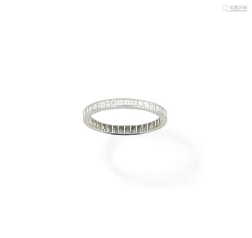 A diamond eternity ring