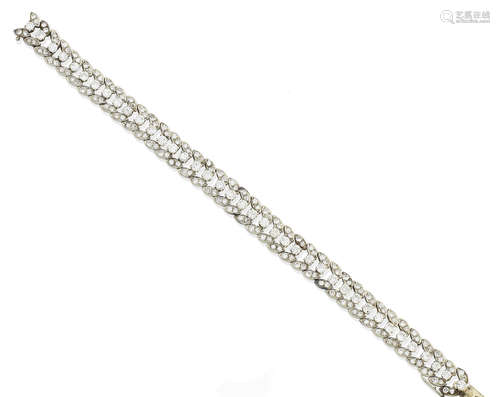 A diamond bracelet