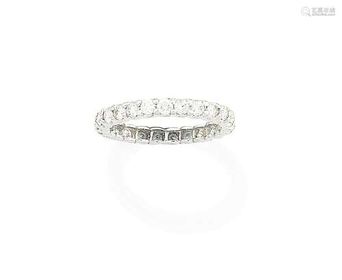 A diamond eternity ring