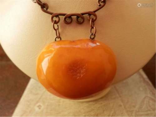 NATURAL BUTTERSCOTCH AMBER NECKLACE