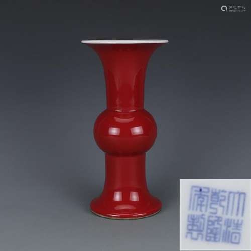 Qing Emperor Qianlong Langhuahua High 25 cm bottom 11 c