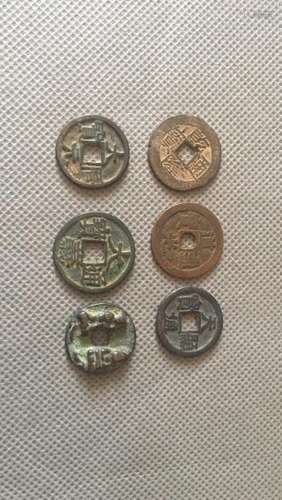 6 Copper coins