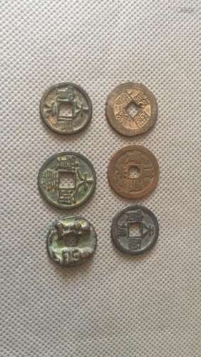 6 Copper coins