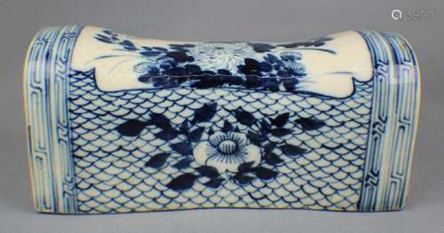 A W & B Chrysanthemum Pillow from Ming Dynasty