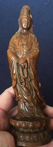 Huangyang Wood Guan Yin, H: 6.5Â