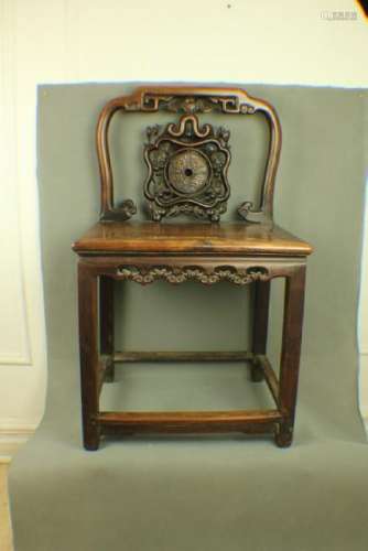 QING DYNASTY ROSEWOOD CHAIR