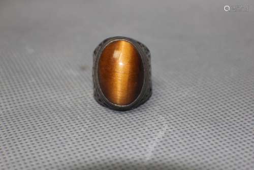 Tigereye Ring made in israel