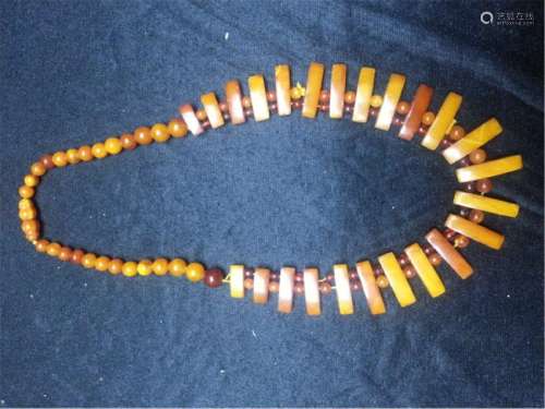 NATURAL BUTTERSCOTCH AMBER NECKLACE