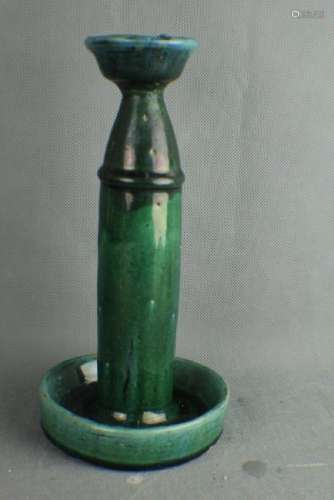 A Celadon Candlestick Ming Dynast