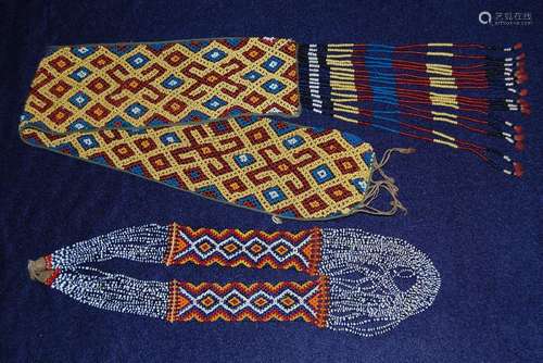 Indian Beads of Belt and necklace