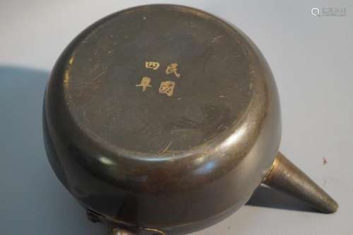 Copper Long Handle Pot