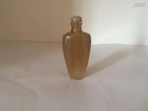 AGATE SNOFF BOTTLE