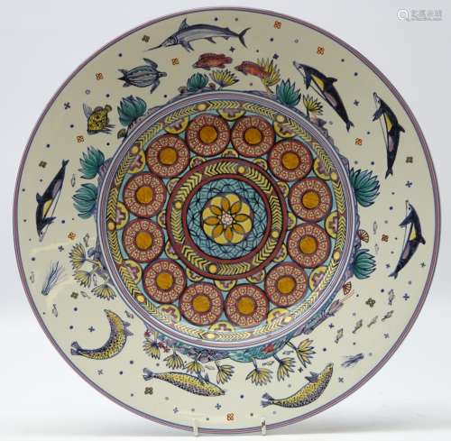 Spode limited edition 'Natural World charger, designed by Russell Coates no.