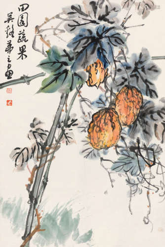 吴茀之花卉 紙本 立軸