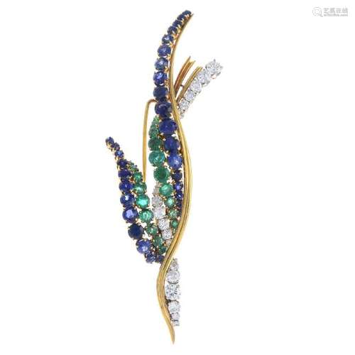 VAN CLEEF & ARPELS - a mid 20th century 18ct gold