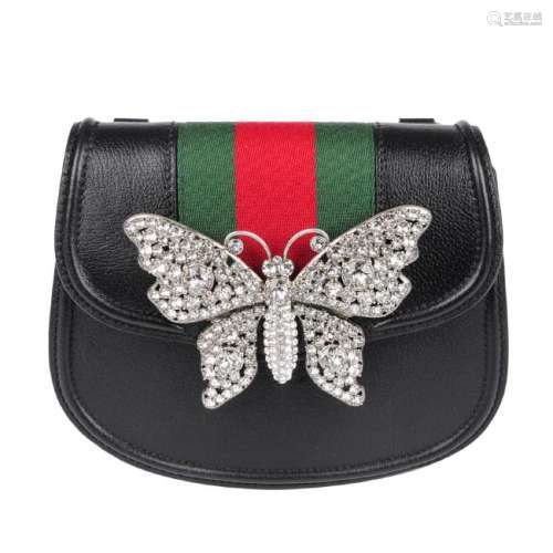 GUCCI - a small Totem Butterfly shoulder handbag.