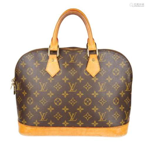 LOUIS VUITTON - a Monogram Alma PM handbag. Designed