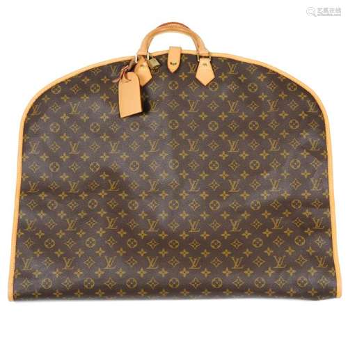 LOUIS VUITTON - a Monogram garment bag and garment