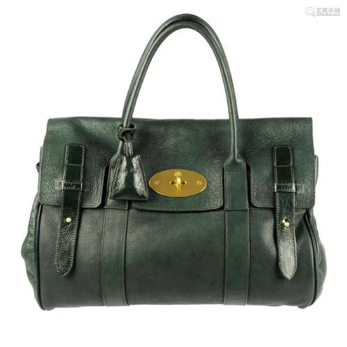 MULBERRY - a Pheasant Green Heritage Bayswater handbag.