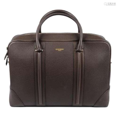 GIVENCHY - a brown Lucrezia briefcase. Crafted from