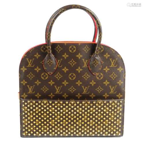 LOUIS VUITTON - a Christian Louboutin red ponyhair and