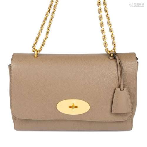 MULBERRY - a taupe leather Lily handbag. Crafted from