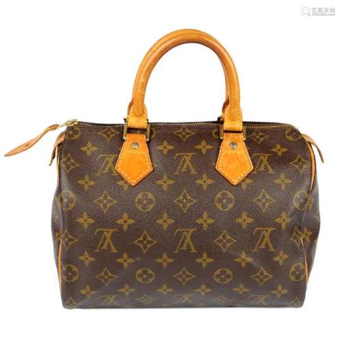 LOUIS VUITTON - a Monogram Speedy 25 handbag. Featuring