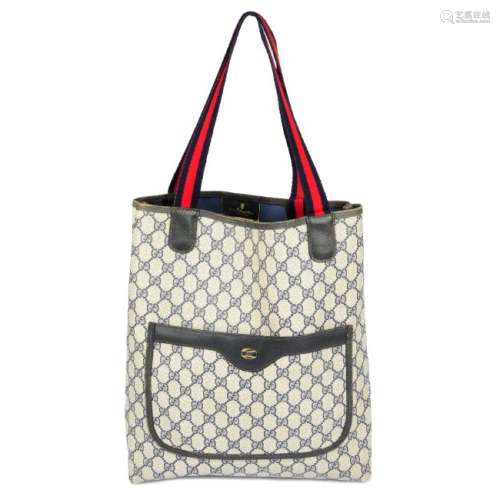GUCCI - a vintage Supreme GG handbag. Featuring maker's