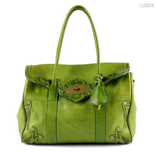 MULBERRY - a tooled leather Bayswater handbag. Designed