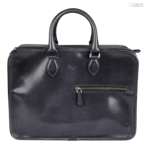BERLUTI - a leather Deux Jours briefcase. Crafted from