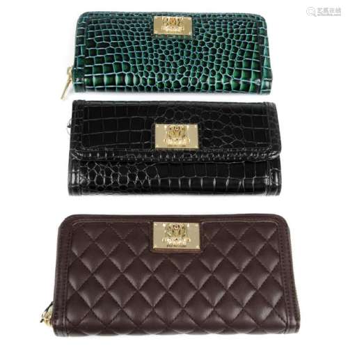 LOVE MOSCHINO - three purses. To include two wraparound