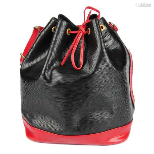 LOUIS VUITTON - a Bicolor Epi Noe GM bucket handbag.