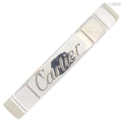 CARTIER - a 'Lanieres' ring. Designed as a series of